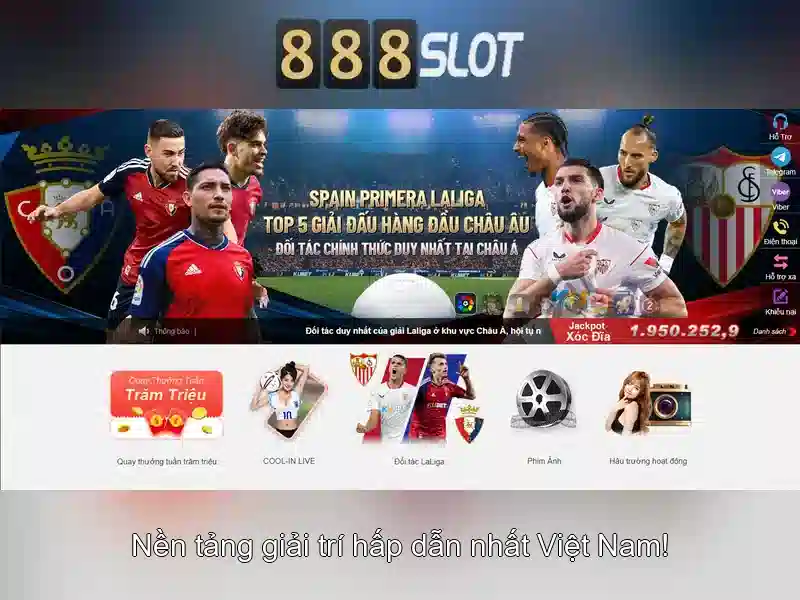888slot - Nền tảng slot trực tuyến nổi bật tại Việt Nam