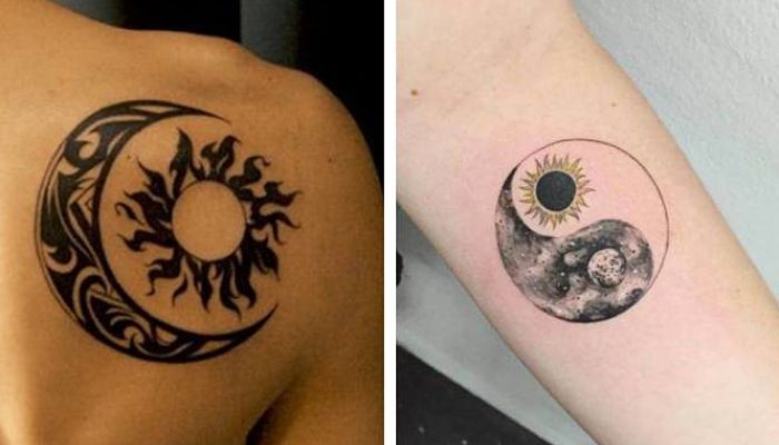 significado de los tatuajes del sol y la luna